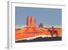 Monument Valley-null-Framed Art Print