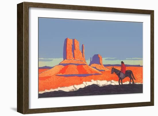 Monument Valley-null-Framed Art Print