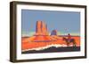 Monument Valley-null-Framed Art Print