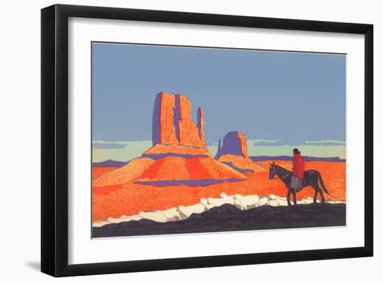 Monument Valley-null-Framed Art Print