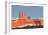 Monument Valley-null-Framed Art Print