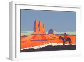 Monument Valley-null-Framed Art Print