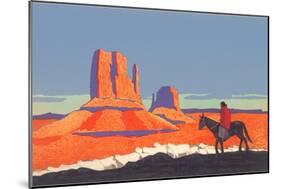 Monument Valley-null-Mounted Art Print