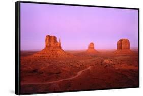 Monument Valley-Charles Bowman-Framed Stretched Canvas