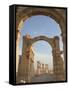 Monumental Arch, Archaelogical Ruins, Palmyra, Unesco World Heritage Site, Syria, Middle East-Christian Kober-Framed Stretched Canvas