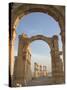 Monumental Arch, Archaelogical Ruins, Palmyra, Unesco World Heritage Site, Syria, Middle East-Christian Kober-Stretched Canvas