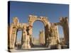 Monumental Arch, Archaelogical Ruins, Palmyra, Unesco World Heritage Site, Syria, Middle East-Christian Kober-Stretched Canvas