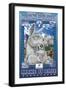 Monumental Blue, South Dakota Democrats-Richard Kelly-Framed Art Print