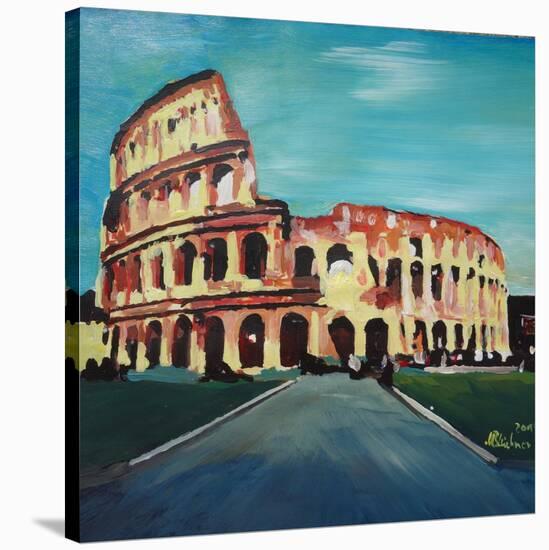 Monumental Coliseum in Rome Italy-Markus Bleichner-Stretched Canvas