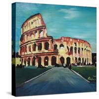 Monumental Coliseum in Rome Italy-Markus Bleichner-Stretched Canvas