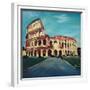 Monumental Coliseum in Rome Italy-Markus Bleichner-Framed Premium Giclee Print