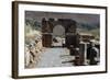 Monumental Gate and Beginning of Cardo-null-Framed Giclee Print