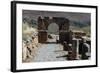 Monumental Gate and Beginning of Cardo-null-Framed Giclee Print