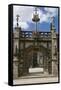 Monumental Gate, Flamboyant 16th Century Style Showing Christ on the Cross Flanked by Two Thieves-Guy Thouvenin-Framed Stretched Canvas