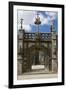 Monumental Gate, Flamboyant 16th Century Style Showing Christ on the Cross Flanked by Two Thieves-Guy Thouvenin-Framed Photographic Print