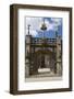 Monumental Gate, Flamboyant 16th Century Style Showing Christ on the Cross Flanked by Two Thieves-Guy Thouvenin-Framed Photographic Print