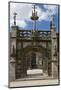 Monumental Gate, Flamboyant 16th Century Style Showing Christ on the Cross Flanked by Two Thieves-Guy Thouvenin-Mounted Photographic Print