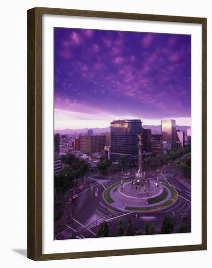 Monumento a La Indepencia, Mexico City-Walter Bibikow-Framed Premium Photographic Print
