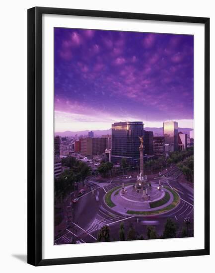 Monumento a La Indepencia, Mexico City-Walter Bibikow-Framed Premium Photographic Print