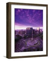 Monumento a La Indepencia, Mexico City-Walter Bibikow-Framed Photographic Print