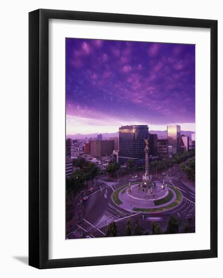 Monumento a La Indepencia, Mexico City-Walter Bibikow-Framed Photographic Print