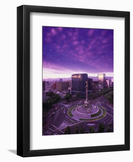 Monumento a La Indepencia, Mexico City-Walter Bibikow-Framed Premium Photographic Print