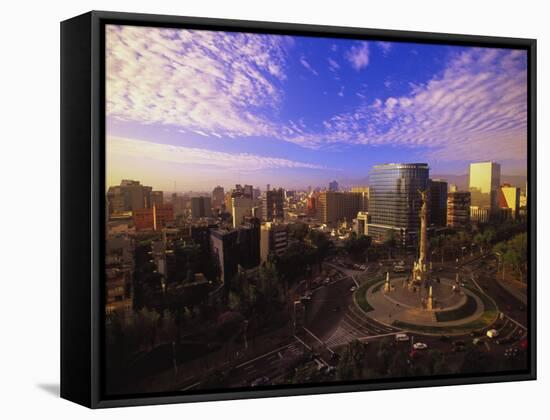 Monumento a La Independencia, Mexico City-Walter Bibikow-Framed Stretched Canvas