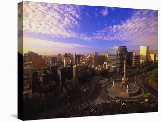 Monumento a La Independencia, Mexico City-Walter Bibikow-Stretched Canvas