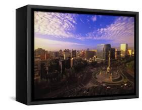 Monumento a La Independencia, Mexico City-Walter Bibikow-Framed Stretched Canvas