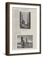 Monuments of Ancient Egypt-null-Framed Giclee Print