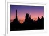 Monuments of the Valley at Dawn, Arizona-Vincent James-Framed Photographic Print