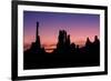 Monuments of the Valley at Dawn, Arizona-Vincent James-Framed Photographic Print