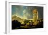 Monuments on Easter Island, C.1776 (Oil on Panel)-William Hodges-Framed Giclee Print