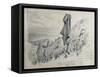 Monuments on Easter Island-Pierre Loti-Framed Stretched Canvas