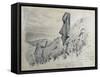 Monuments on Easter Island-Pierre Loti-Framed Stretched Canvas