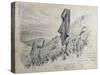 Monuments on Easter Island-Pierre Loti-Stretched Canvas