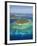 Monuriki Island and Coral Reef, Mamanuca Islands, Fiji-David Wall-Framed Premium Photographic Print