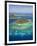 Monuriki Island and Coral Reef, Mamanuca Islands, Fiji-David Wall-Framed Premium Photographic Print