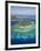 Monuriki Island and Coral Reef, Mamanuca Islands, Fiji-David Wall-Framed Photographic Print