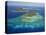 Monuriki Island and Coral Reef, Mamanuca Islands, Fiji-David Wall-Stretched Canvas