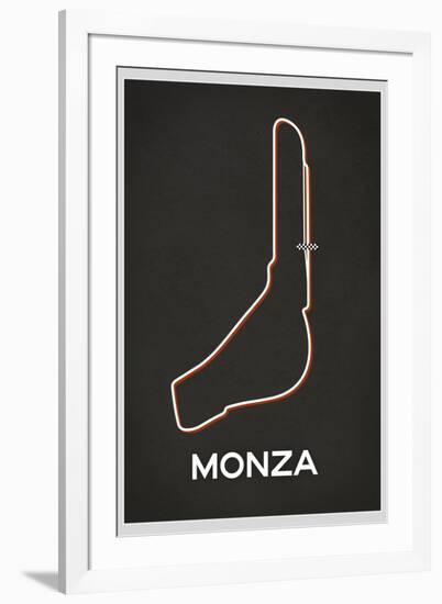 Monza Race Course-null-Framed Art Print