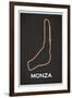 Monza Race Course-null-Framed Art Print