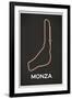 Monza Race Course-null-Framed Art Print