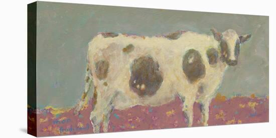 Moo (Cash Cow)-Roy Woodard-Stretched Canvas