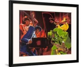 Mood 4 Jazz-Steven Johnson-Framed Art Print