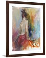 Mood Alizarine II-Anne Farrall Doyle-Framed Art Print