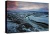 Mood and Frost Landscape, Hayden Valley, Yellowstone National Parl-Vincent James-Stretched Canvas