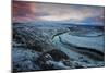 Mood and Frost Landscape, Hayden Valley, Yellowstone National Parl-Vincent James-Mounted Photographic Print