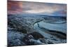 Mood and Frost Landscape, Hayden Valley, Yellowstone National Parl-Vincent James-Mounted Photographic Print