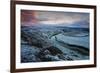 Mood and Frost Landscape, Hayden Valley, Yellowstone National Parl-Vincent James-Framed Photographic Print